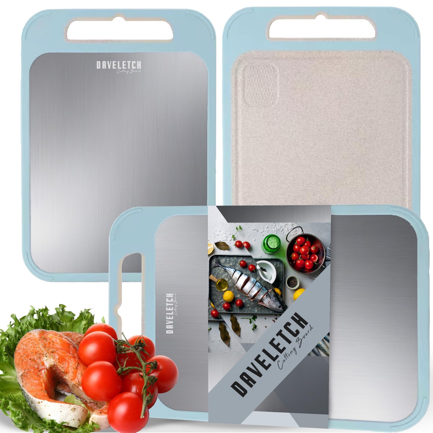 Stainless Steel Cutting Board – 14"×10"