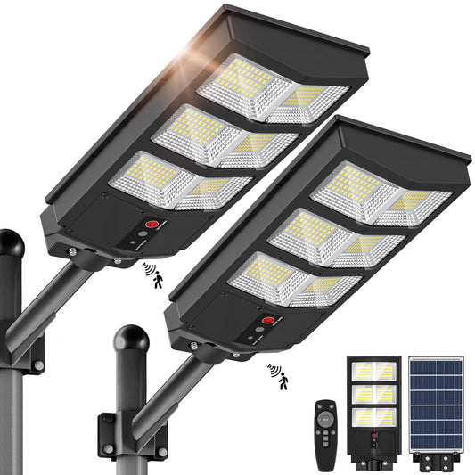 OKPRO Solar Lights Outdoor with Remote Control - 2 Pack