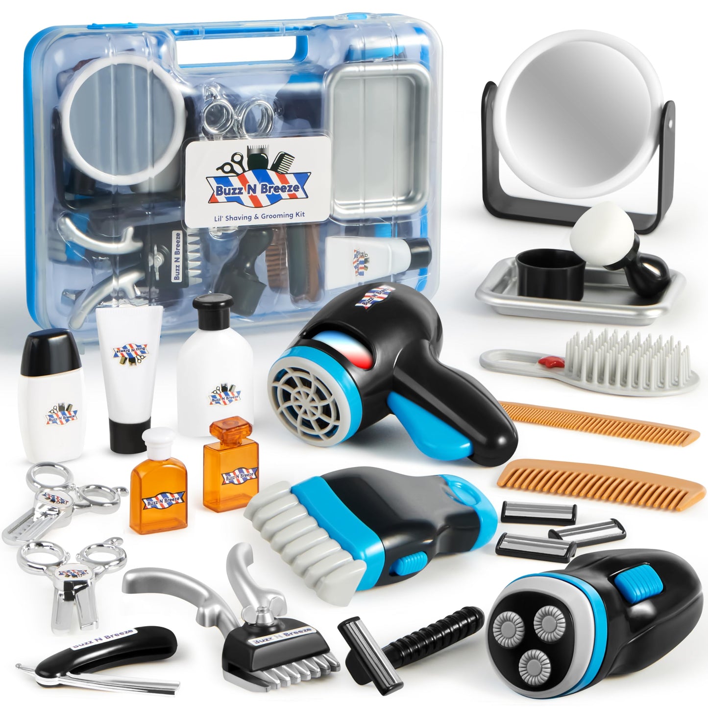 23 Pcs Barber Shop Pretend Play Set