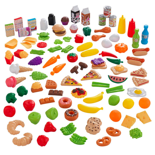 KidKraft 115-Piece Deluxe Play Food Set
