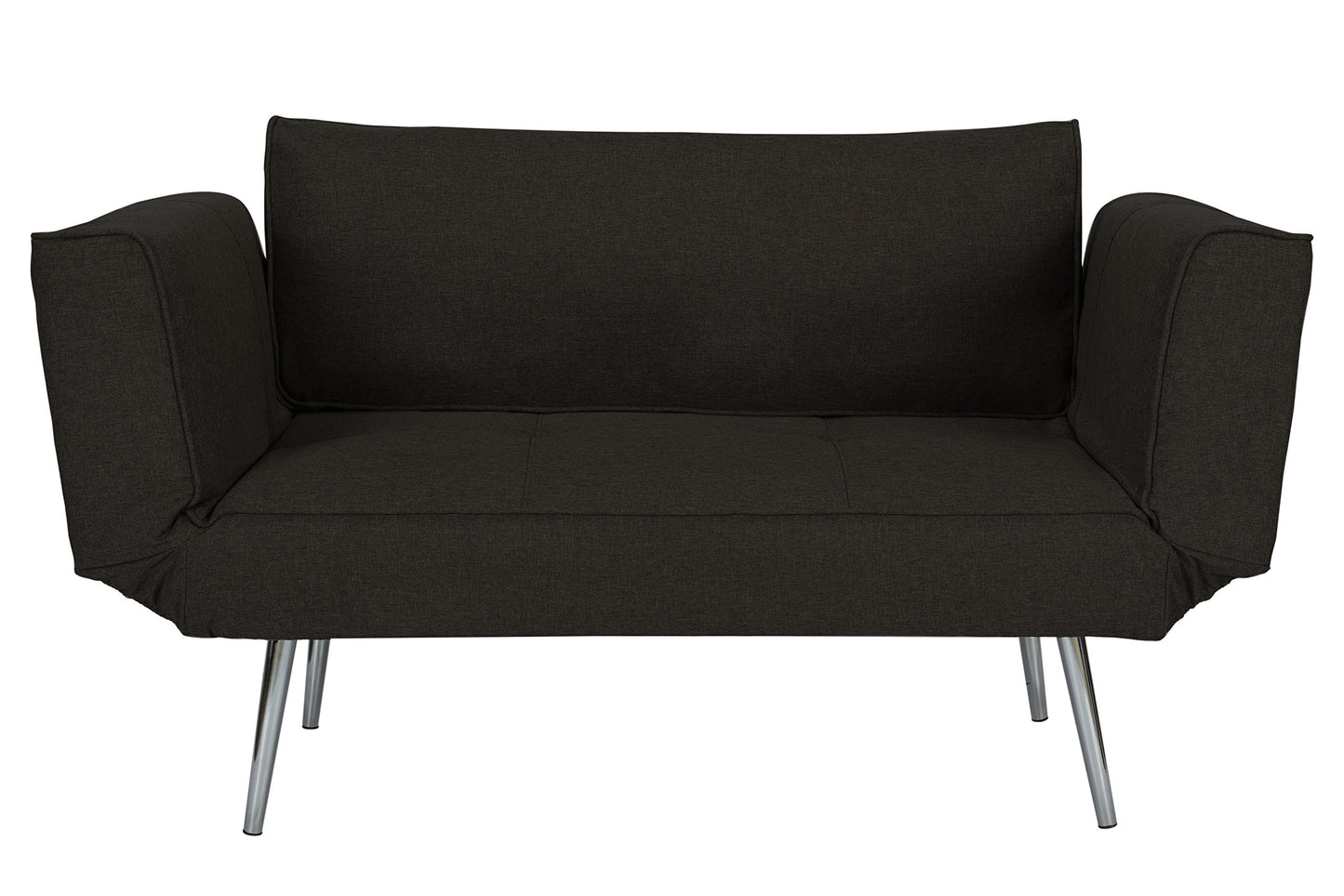 Novogratz Leyla Loveseat, Black