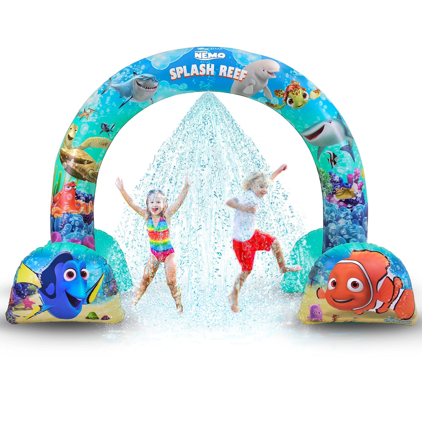 GoFloats Disney Inflatable Arch Sprinkler for Kids