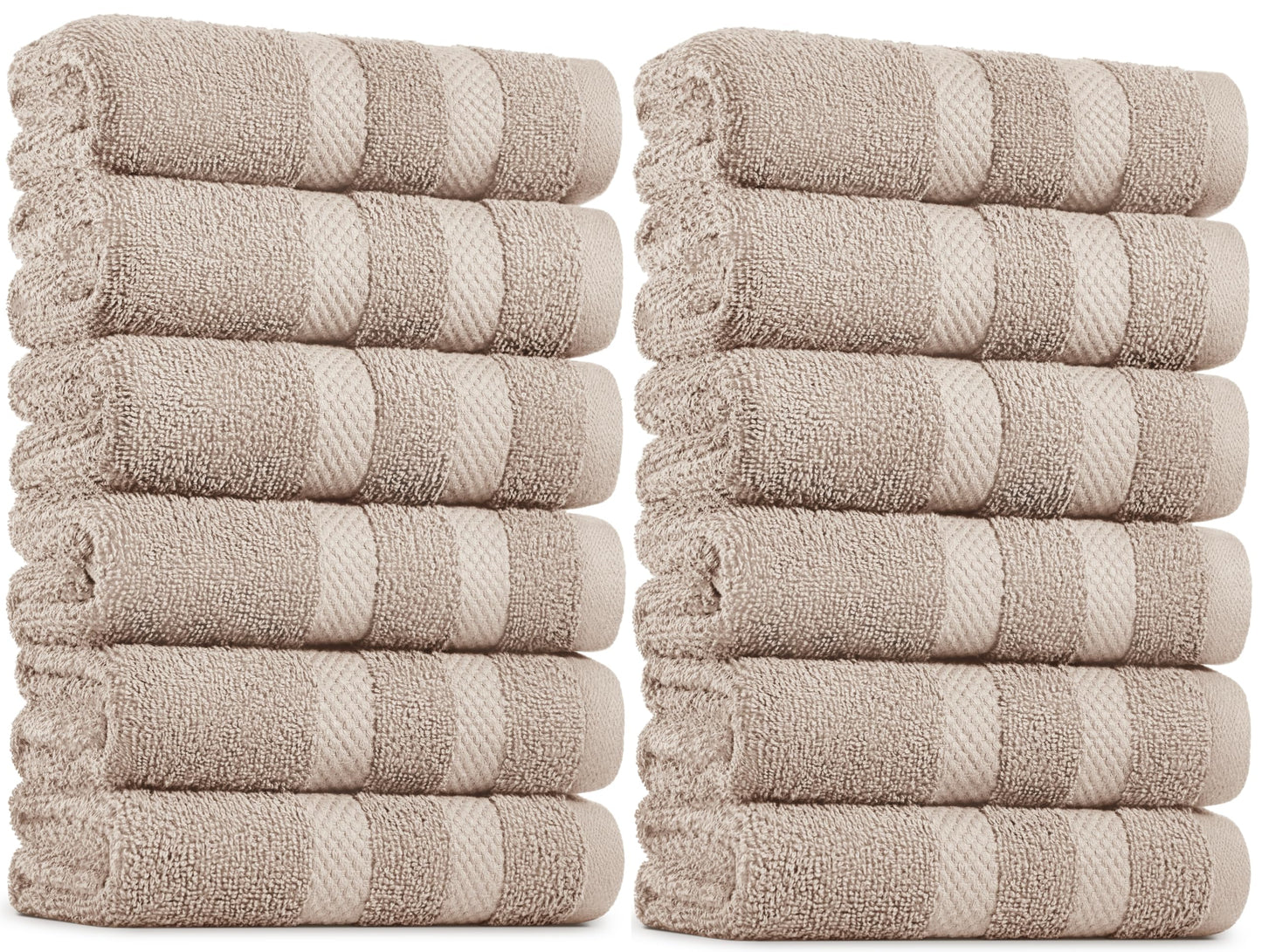 12-Pack Premium Soft Cotton Hand Towels