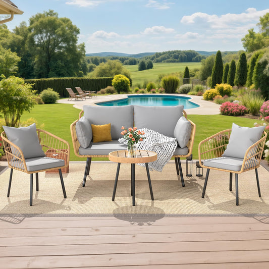 YITAHOME 4 Pieces Patio Furniture Set