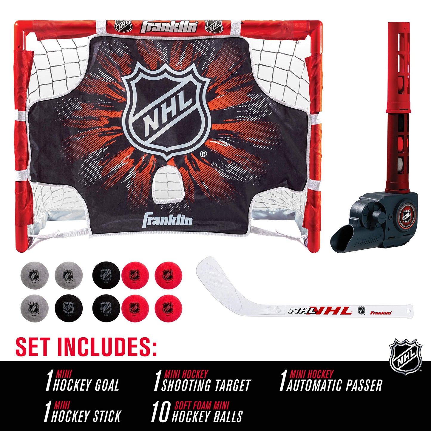 Franklin Sports NHL Kids Knee Hockey Goal Set