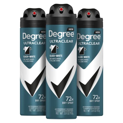 Pack of 3 Degree Men Antiperspirant Deodorant Dry Spray