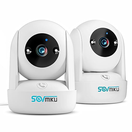 Pack Of 2 AI Tracking Security Camera for Home