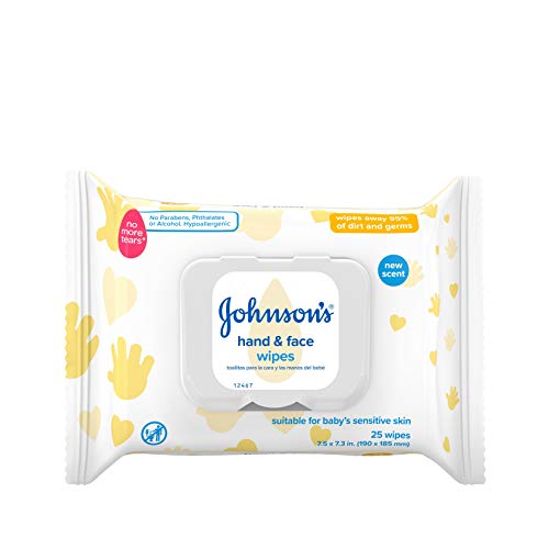 Johnson's Baby Disposable Hand & Face Cleansing Wipes