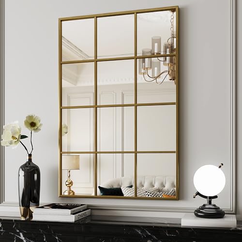 Wall Decor 24" x 36" Window Decorative Mirror
