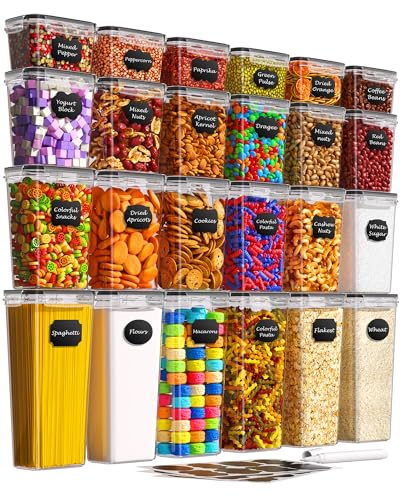 24 PCS Airtight Food Storage Containers