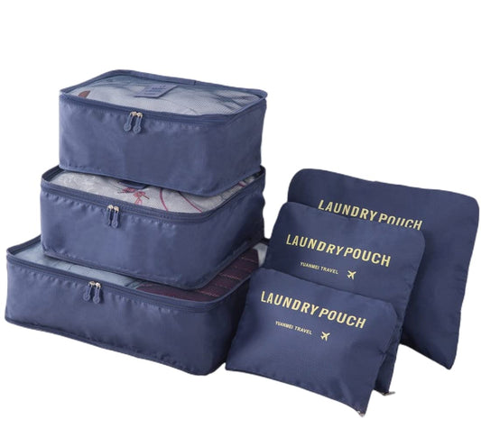 Travel Luggage Organizer Packing Cubes Set Of 6