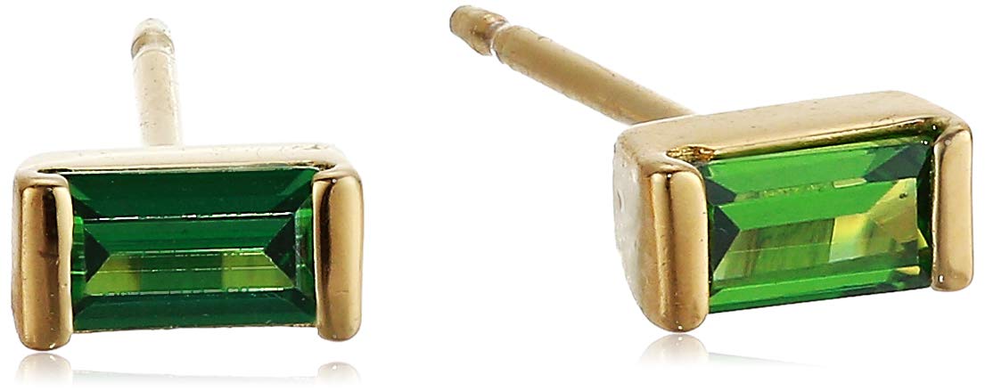 Amazon Collection 18K Yellow Gold Plated Stud Earrings