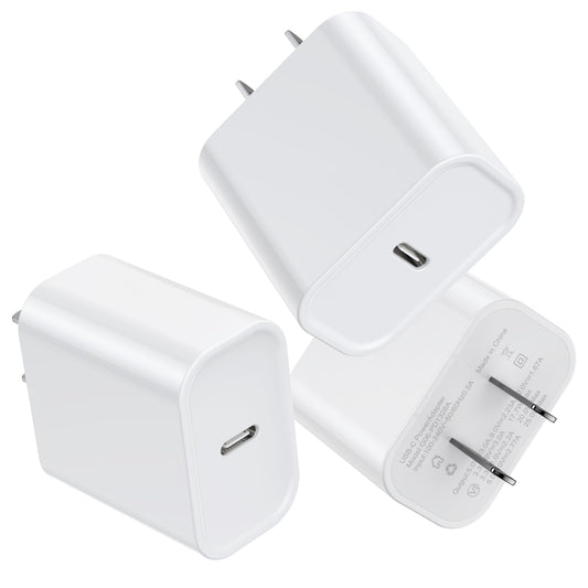 3 Pack USB C Charger Block