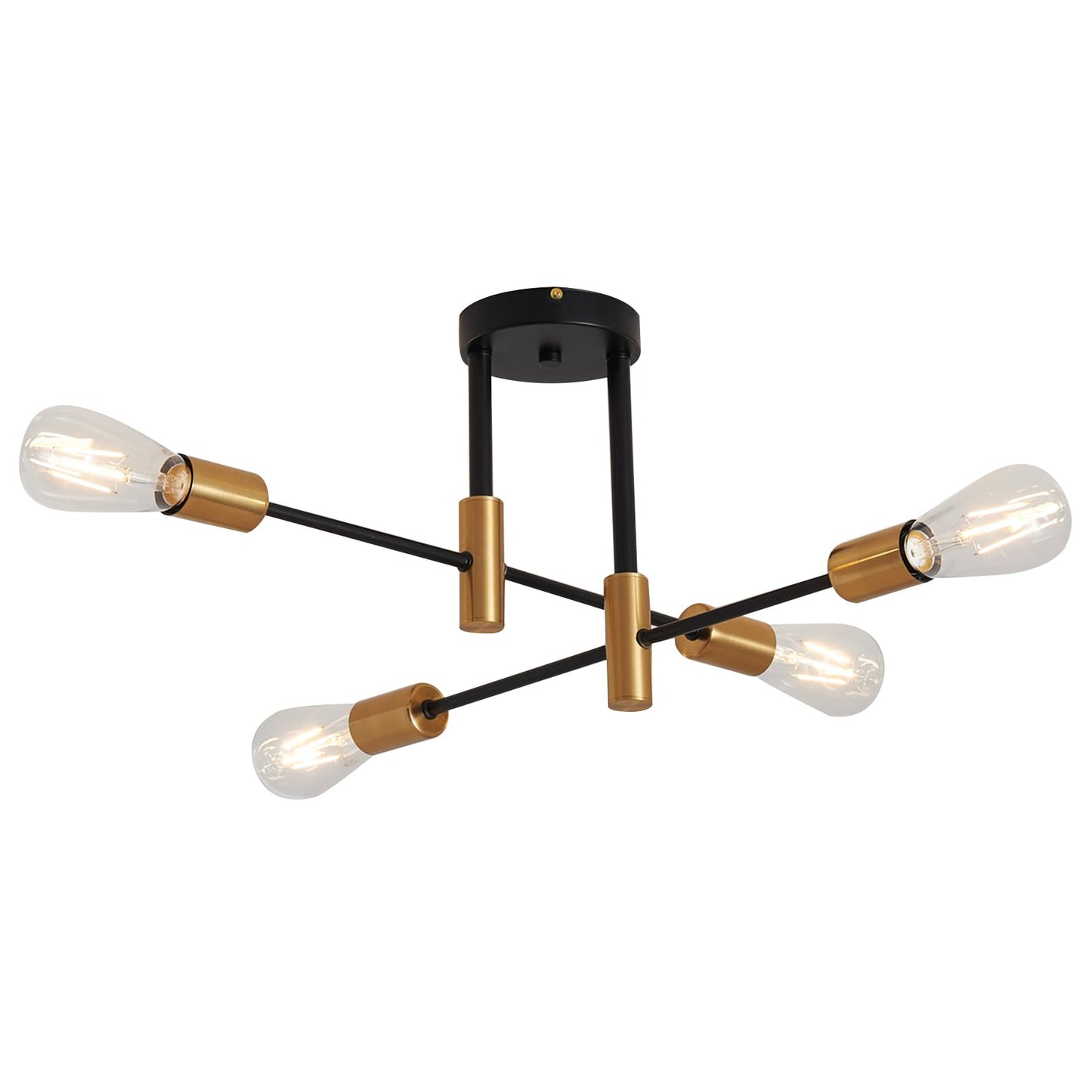 Sputnik 4-Light Ceiling Chandelier