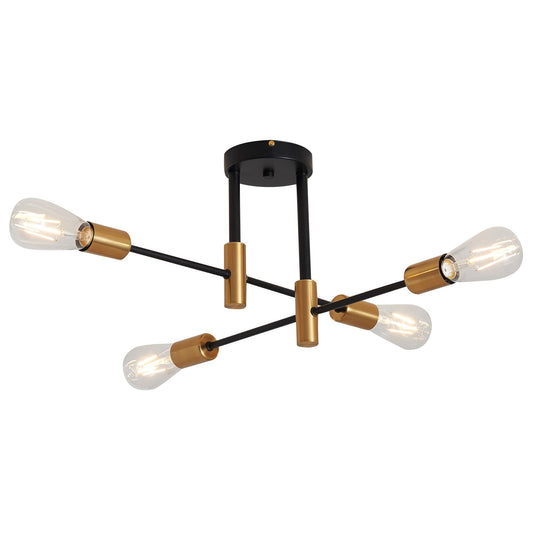 Sputnik 4-Light Ceiling Chandelier