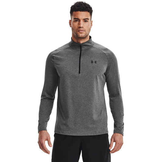 Under Armour Men's UA Tech™ ½ Zip Long Sleeve, 3XLT, Gray