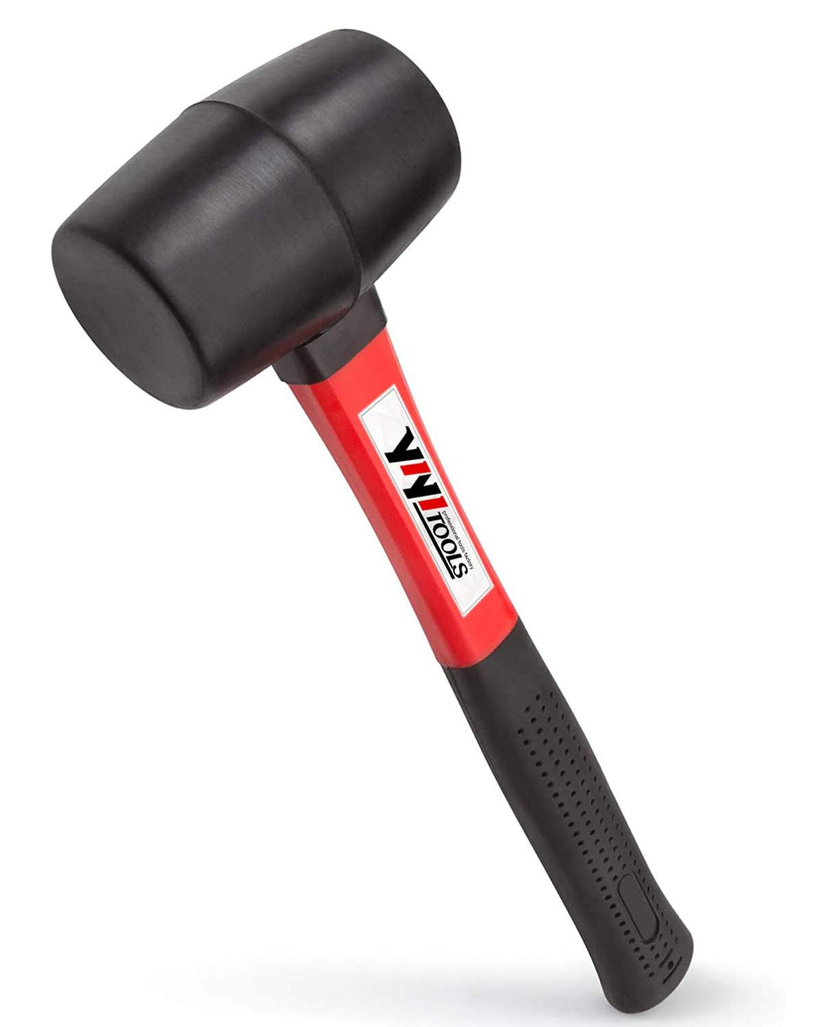 Rubber Mallet Hammer with Fiberglass Handle