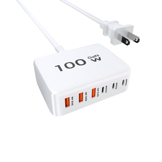 100W GaN USB C Charger Block