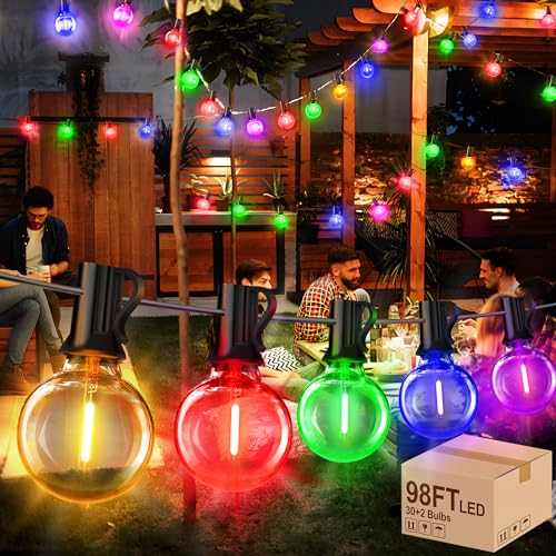 98FT LED Outdoor String Lights