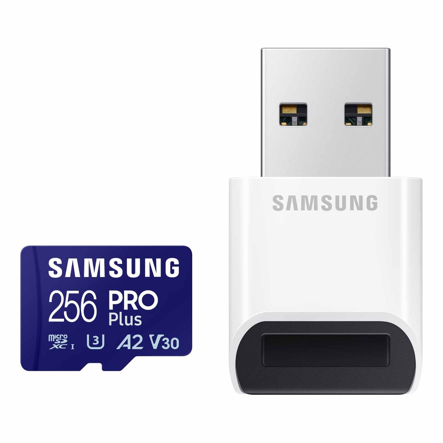 SAMSUNG PRO Plus microSD Memory Card + Reader, 256GB