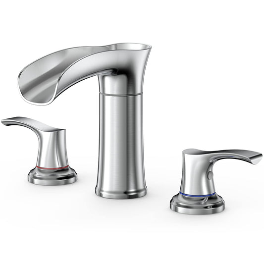 3-Holes Waterfall Bathroom Faucet