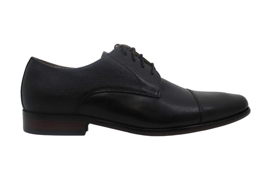 Florsheim Men's Angelo Cap Toe Oxford, Black, 10
