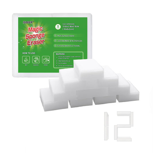 12 Pack Disposable Magic Cleaning Erasers