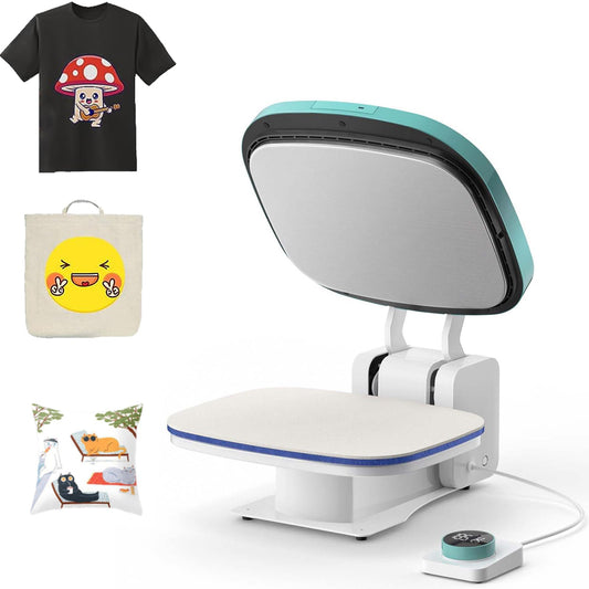 VEVOR Auto Heat Press Machine - Smart Heat Press Machine for T-Shirts - Heat Up Fast & Distribute Heat Evenly, Intelligent Tshirt Press Machine for HTV, Sublimation, Heat Transfer Projects, 15"x12"