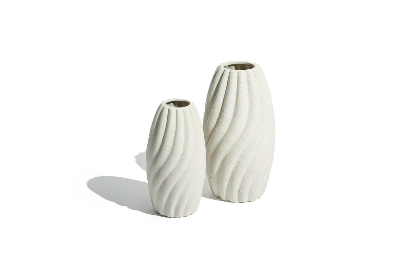 Minimalist White Ceramic Vase