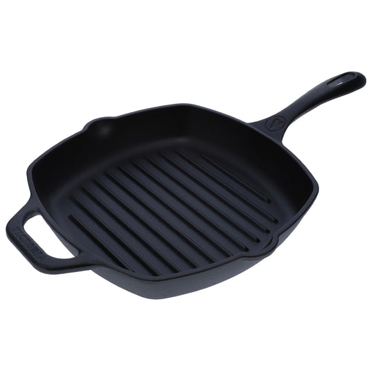 Victoria Cast Iron Grill Pan, 10in