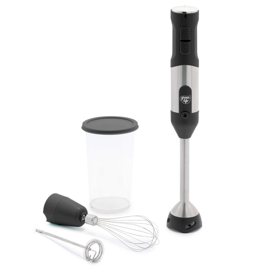 GreenLife Electric Handheld Stick Blender, Stainless Steel Blades