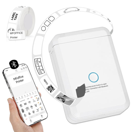 MFoffice Portable Label Maker With Tape
