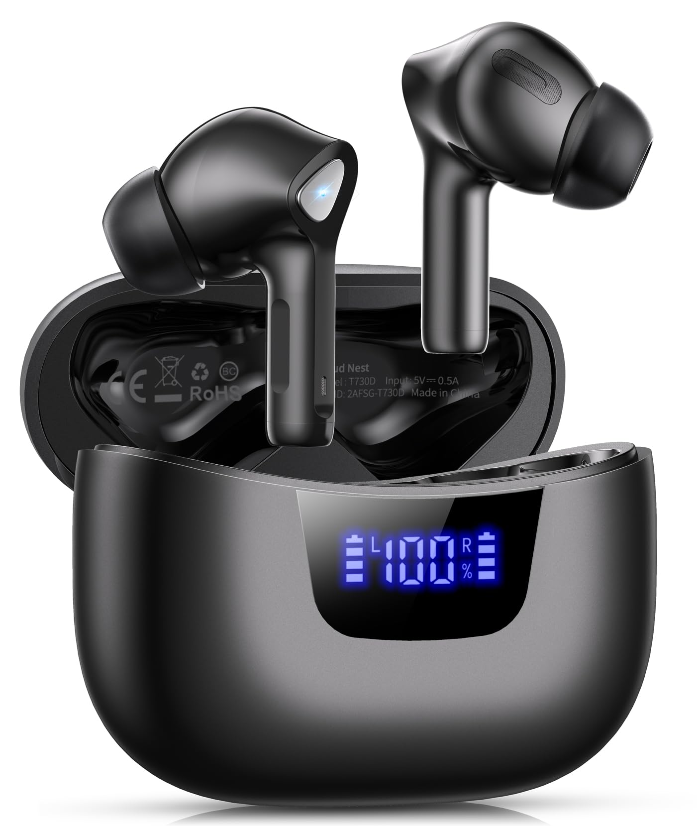 Wireless Bluetooth Earbuds with Mic and Charging Case
