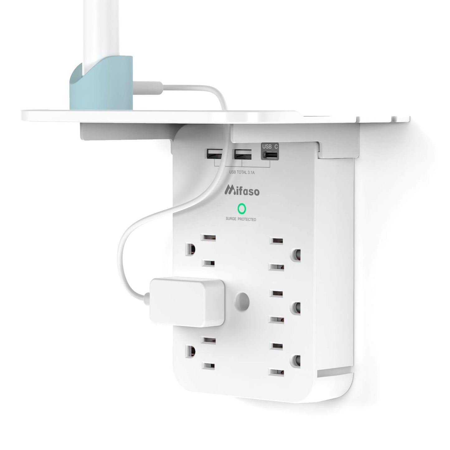 Surge Protector Wall Outlet Extender