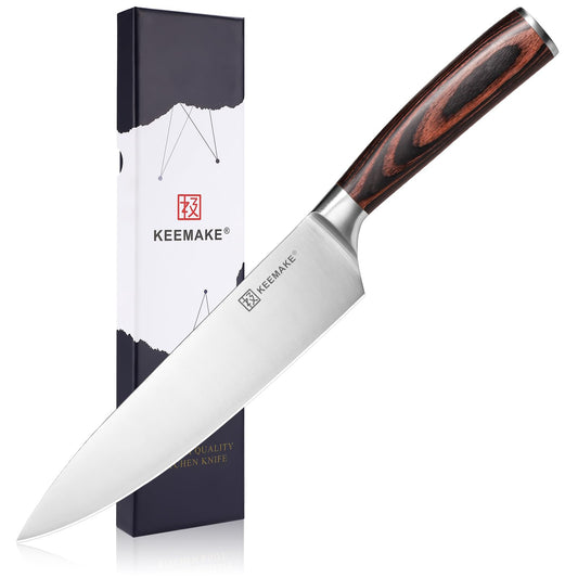 German High Carbon Stainless Steel Japanese 8 inch Kitchen Knife