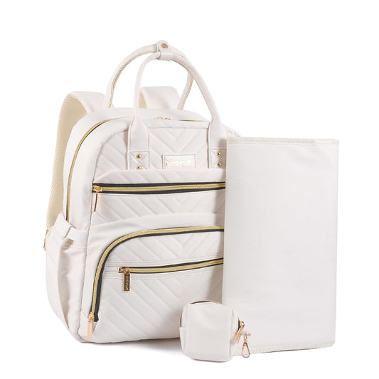 Baby Diaper Bag Backpack with Changing Pad and Pacifier Case