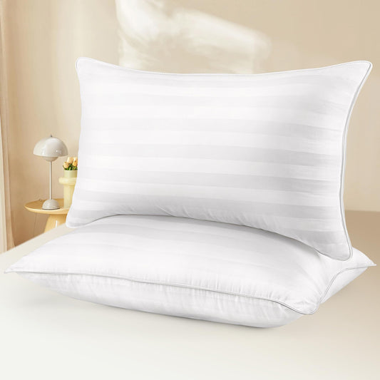 DIORIS Queen Size Bed Pillow for Sleeping - Set of 2