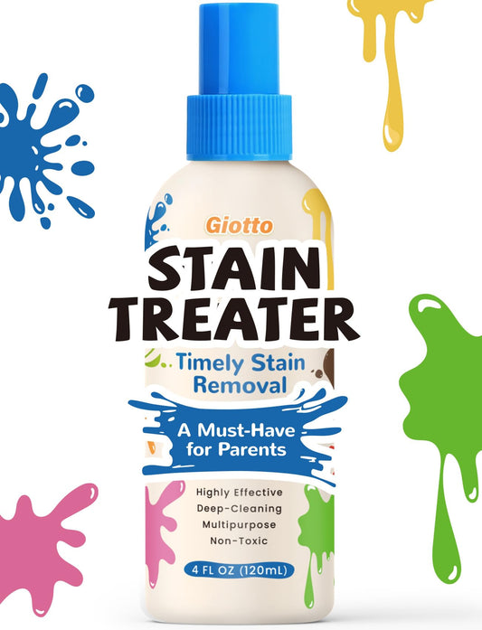 Giotto Stain Treater Spray – 4oz Stain Remover For Baby Clothes Laundry