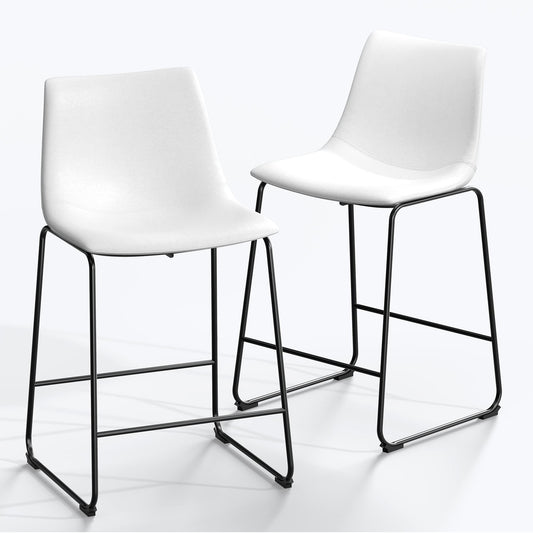 NicBex Lounge Kitchen Island Counter Stools, Set of 2