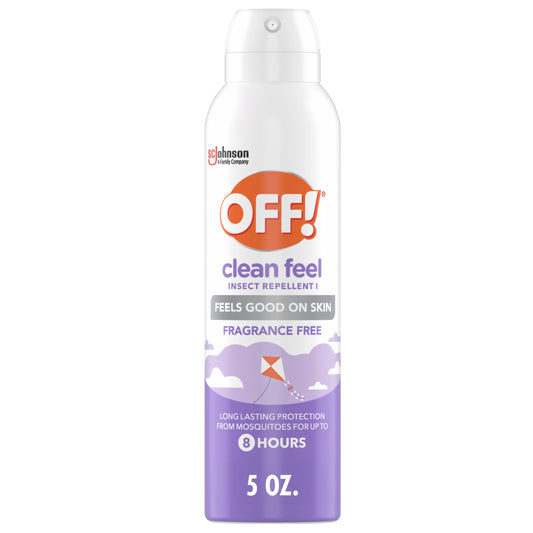 OFF! Clean Feel Insect Repellent Aerosol, 5 oz