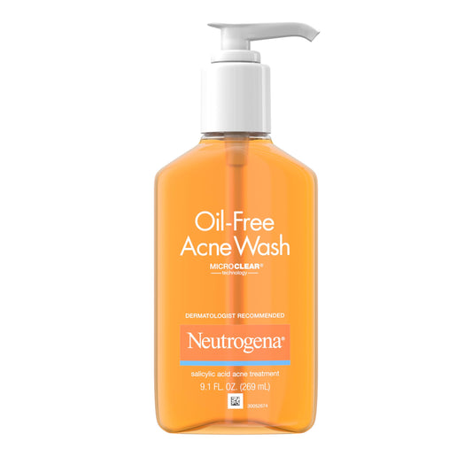 Neutrogena Oil-Free Acne Facial Cleanser, 9.1 fl. oz
