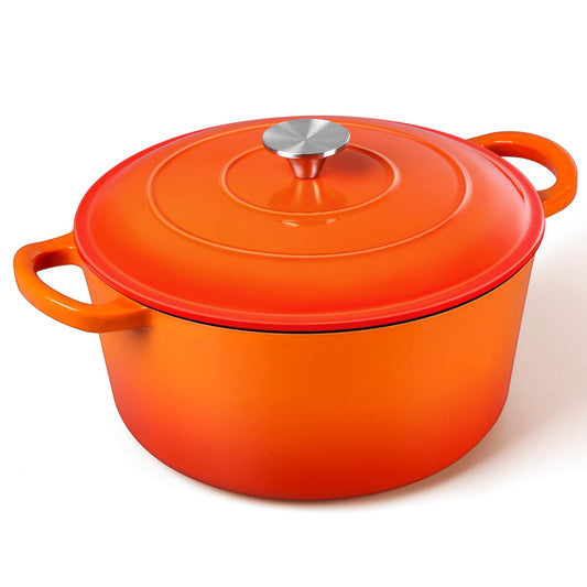 Enameled Cast Iron Dutch Oven Pot with Lid