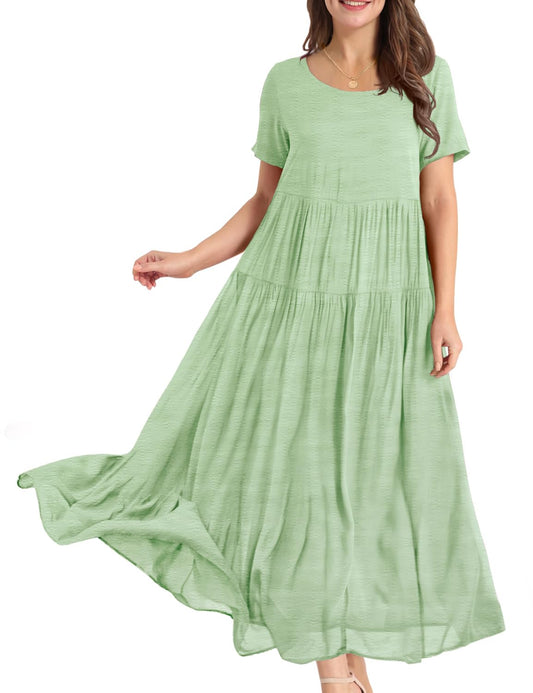 Women Casual Loose Bohemian Dress