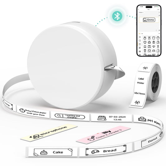 Label Maker Machine with Tape