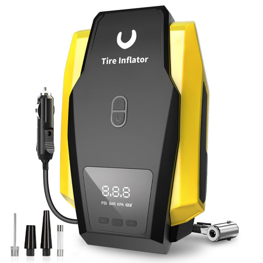 Powools Tire Inflator Portable Air Compressor