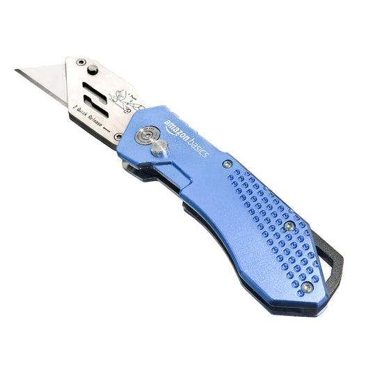 Amazon Basics Aluminum Folding Utility Knife