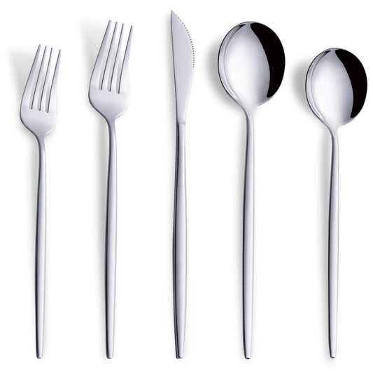 20 Piece Stainless Steel Silverware Set