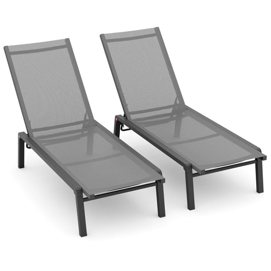 Patio Chaise Lounge Set of 2