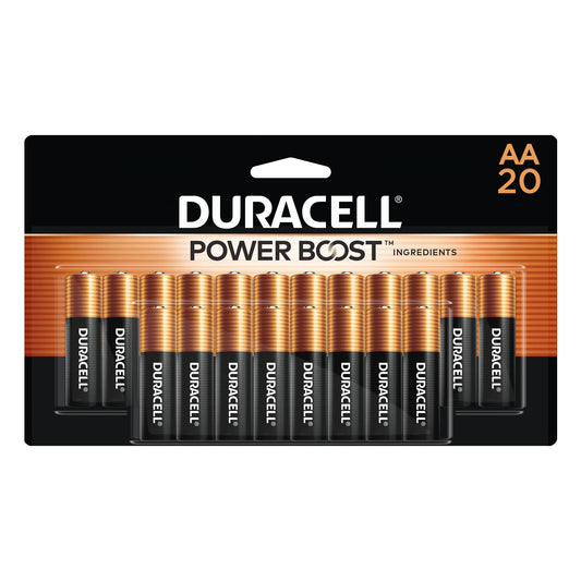 Duracell Coppertop AA Batteries, 20 Count Pack