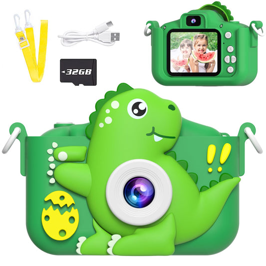 MindPal Selfie Kids Camera 1080P HD Digital Video Camera with 32 GB SD Card